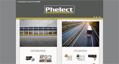 Desktop Screenshot of phelect.be